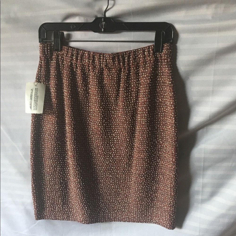 New St John Above Knee MultiColor Skirt Size 6